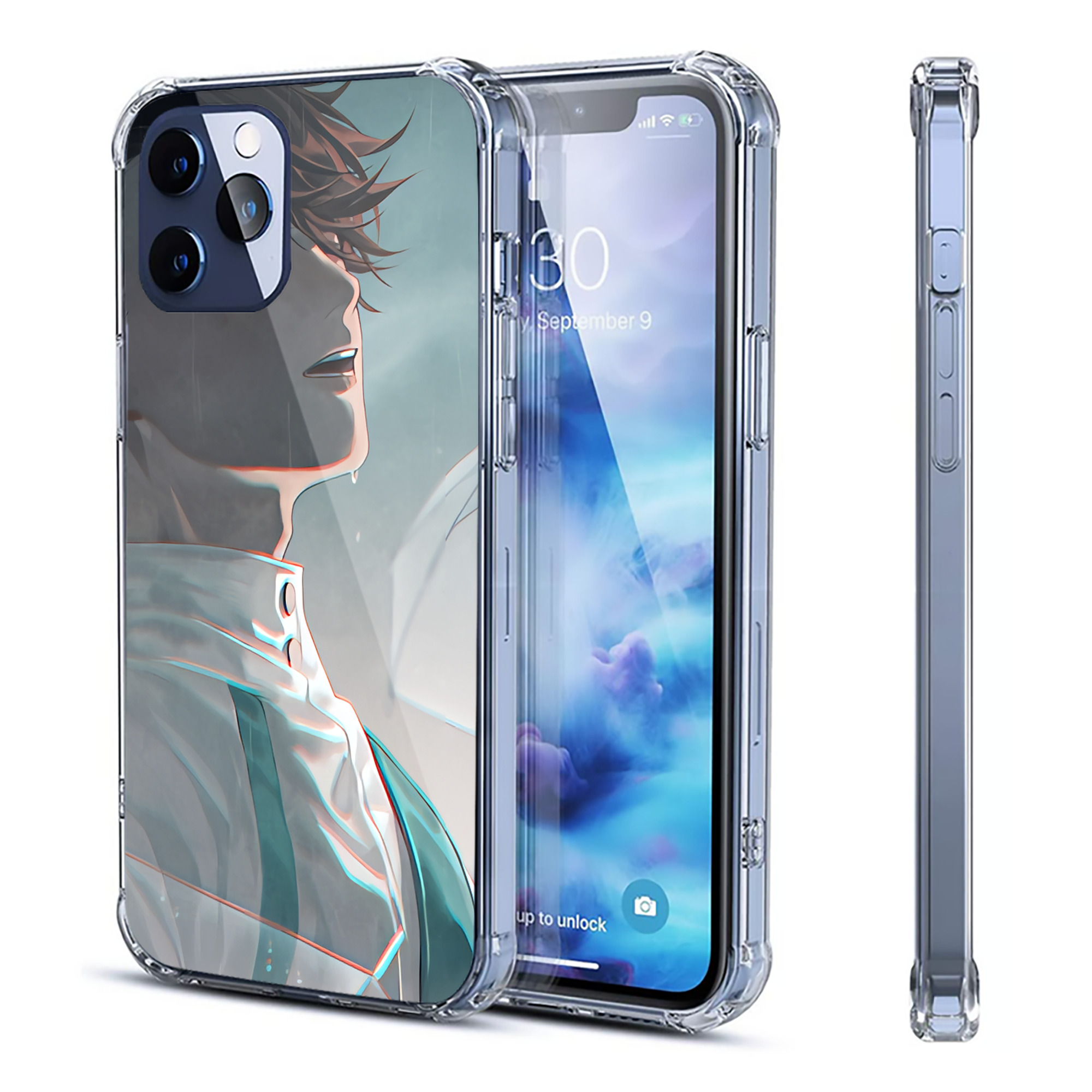 （画像用） ハイキュー!! Haikyu!! 【iPhone 12シリーズ対応】透明スマホケース（クリアソフトケース）